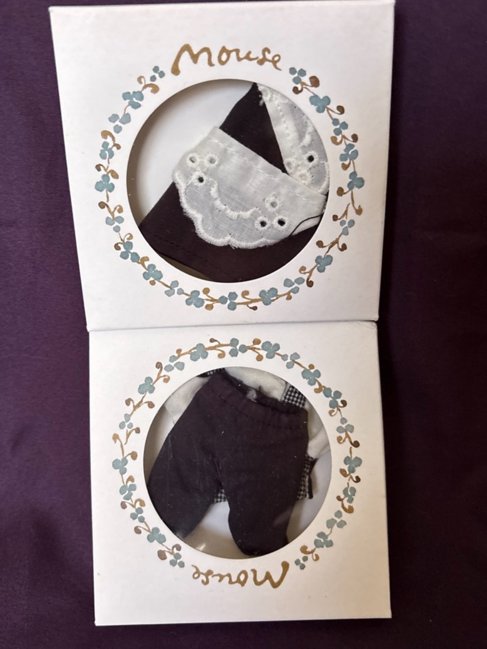 Maileg bundle 2 castle staff Outfit Clothes Mouse waiter+maid NIB brother/sister